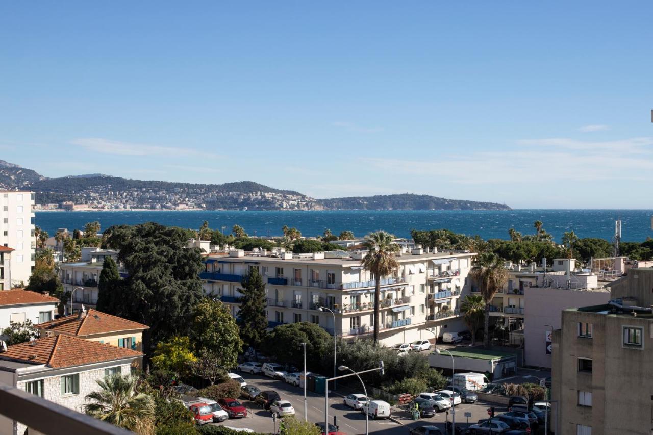 Studio With Terrace And Sea View, 10 Min To The Beach Nice Extérieur photo